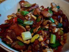 蒜椒炒湘西腊肉-印象鲵宴·张家界地标美食名片(溪布街店)