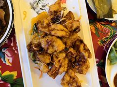 特色锅包肉-闯关东东北农家菜(崂山石老人店)