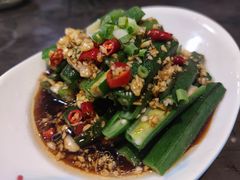 凉拌秋葵-盱眙虾神於氏龙虾(夫子庙红街店)