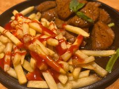 铁板牛排-朵朵开素食餐厅(后宰门街店)