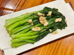 猪油渣炒菜心-大自然醉鹅·铁锅火焰鹅(上海联洋店)