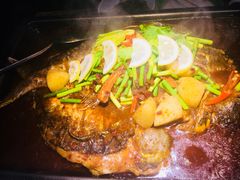 -探鱼·鲜青椒爽麻烤鱼(西南商都店)