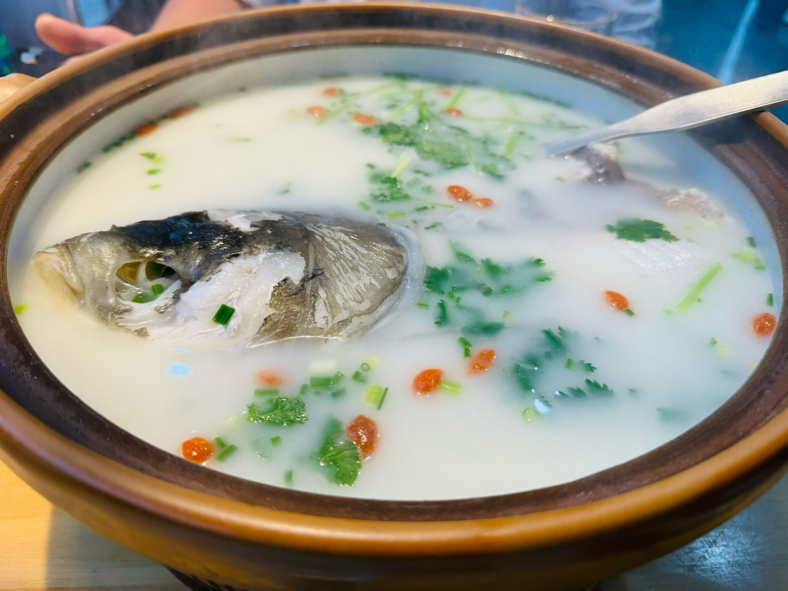 天目湖的鱼头