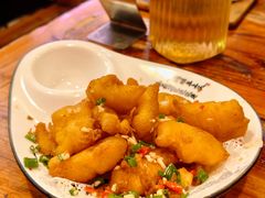 椒盐九肚鱼-洪大厨鸡煲(福田店)