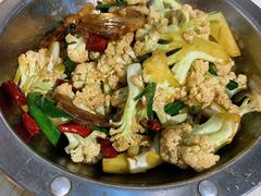 干锅花菜-台北楚楚园馅饼粥(虹桥南丰城店)