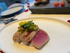前菜&nbsp;麻香蓝鳍金枪鱼-天玑高空江景餐厅&酒吧Sky Secret Restaurant&Bar