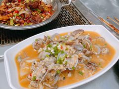 水煮蒜蓉花蛤-呼吉牧蒙古烤肉·烧烤·小龙虾