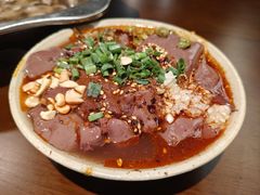 特色秘制红油血旺-谢老五跷脚牛肉·非遗传承店