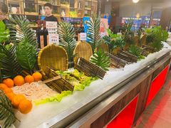 自助取餐区-韩大地海鲜自助烧烤城(黄兴路步行街店)