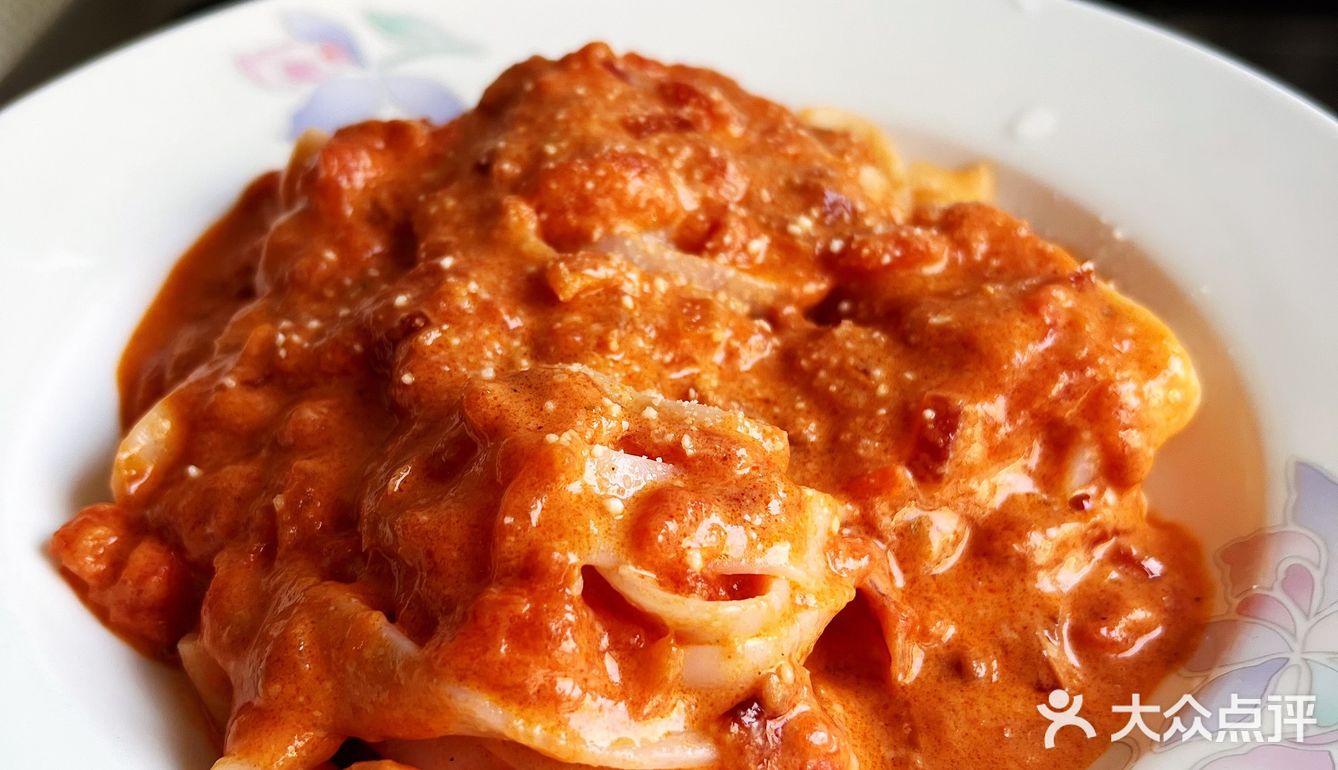 蛋清番茄奶油Pasta