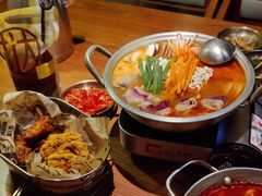 泡菜肥牛部队锅-春熙台韩国料理·章鱼肥牛(西丽店)