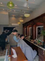 -595barbershop美式油头