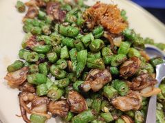 XO酱蛤蜊肉配新鲜四季豆-鹿港小镇(金虹桥国际中心店)