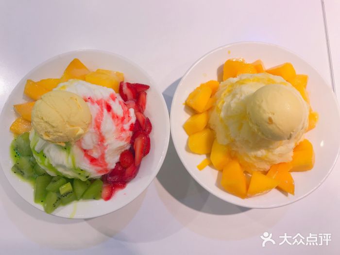 西门町芒果冰图片