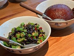 豆角炒秋葵-田小狗的饭店(碧桂园店)