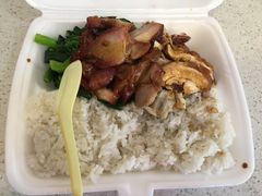 叉烧拼豉油鸡饭-西华美食•老广烧腊(百灵路店)