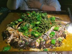 鲜青椒烤鱼-探鱼·鲜青椒爽麻烤鱼(钟楼众汇广场店)