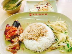 烧鸭烧肉双拼饭-百家鸡味馆(清泰店)
