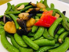 翡翠菌皇炒带子-新兴家喻酒家·羊城名宴(昌岗店)