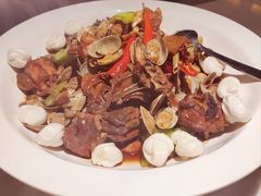 红岛蛤蜊鸡配花卷-船歌·鱼水饺青岛菜(闽江二路店)