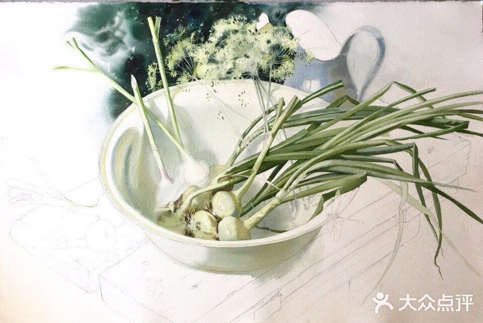 🌵一组超写实的水彩静物绘画步骤！