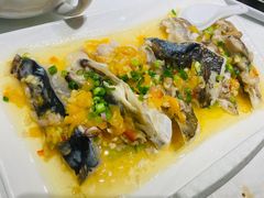 野生椒榄角蒸鱼头-渔意楼·驰名沙田乳鸽(五羊旗舰店)