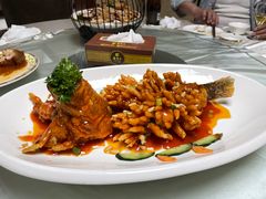 松鼠桂鱼。-鹿鸣春饭店(总店)