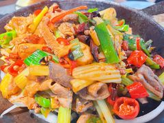 -华盛园卷子王农家菜水库鱼