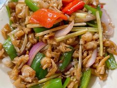 爆炒象拔蚌丝-谢边农庄(海八路店)