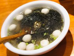紫菜鱼丸汤-南蚝小贝海鲜特色餐厅(南澳岛店)
