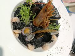 墨鱼汁海鲜饭-Barbe a papa亲子餐厅(杨浦店)