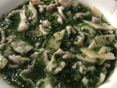 荠菜肉片-熙春园餐厅