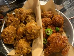 炸鸡翅一半一半-富乐满韩国正宗炸鸡韩国料理(虹泉路店)