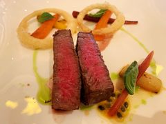 M7和牛牛柳配白芦笋-Jean Georges