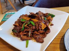 传统爆三样-金豆角砂锅焖面(安贞店)