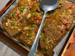 铁板黑豆腐-鱼你相聚·河鲜馆(袁家岭店)