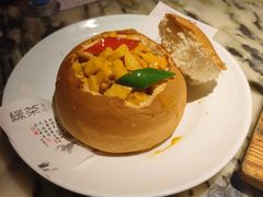 面包咖喱鸡-绿茶餐厅(汇悦大融城店)