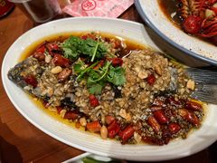 招牌蒜爆鱼-杨氏青龙虾·羊蝎子(托乐嘉店)