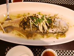 青雪菜烧大黄鱼-宁波逸东豪生大酒店·逸轩中餐厅