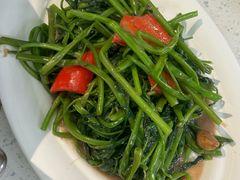 虾酱炒空心菜-肥仔文澳门猪骨煲(南京西路店)
