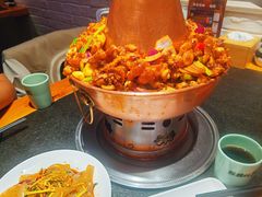 铜锅牛蛙（单层）-蛙蛙叫·牛蛙烤鱼(北京总店)