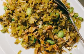 Snow Cabbage and Green Soybean Braised Bamboo Shoot Dried