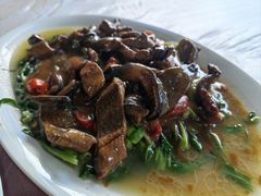 鳝鱼炒空心菜-车头老二大排档(金城步行街店)