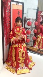 -懿沉香中式嫁衣礼服秀禾服龙凤褂马来褂旗袍总店