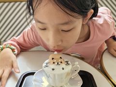 3D奶泡咖啡-小劳拉生日蛋糕西餐厅