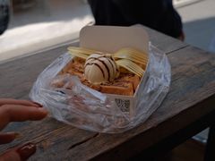 香草冰淇淋厚吐司-阿信厚吐司(曾厝垵店)