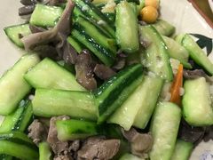 鸡什炒菜心-区海鸡场饭店(石壁店)