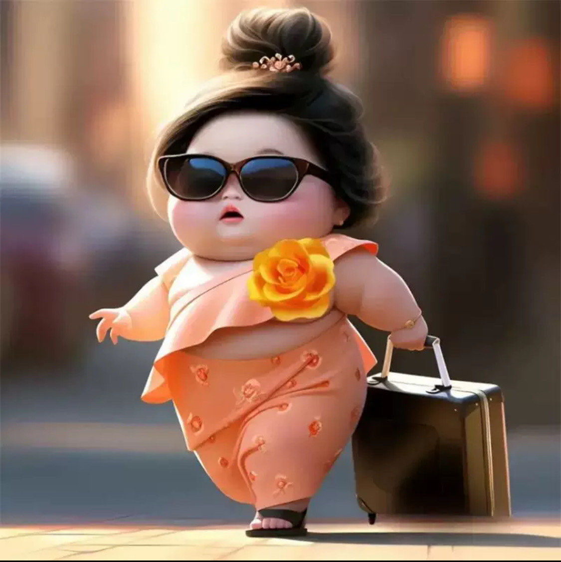 天天领红包其实一身肉肉也蛮可爱的,胖妞