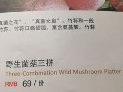 野生菌菇三拼-鲜潭蒸汽石锅鱼(五道口购物中心店)