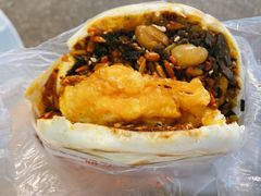 蛋菜夹馍-老马家马蓉蛋菜夹馍·腊牛肉夹馍(回民街店)